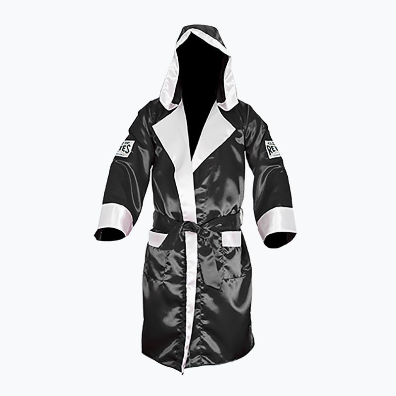 Boxerský župan Cleto Reyes Satin Boxing Hoodie black/white 2