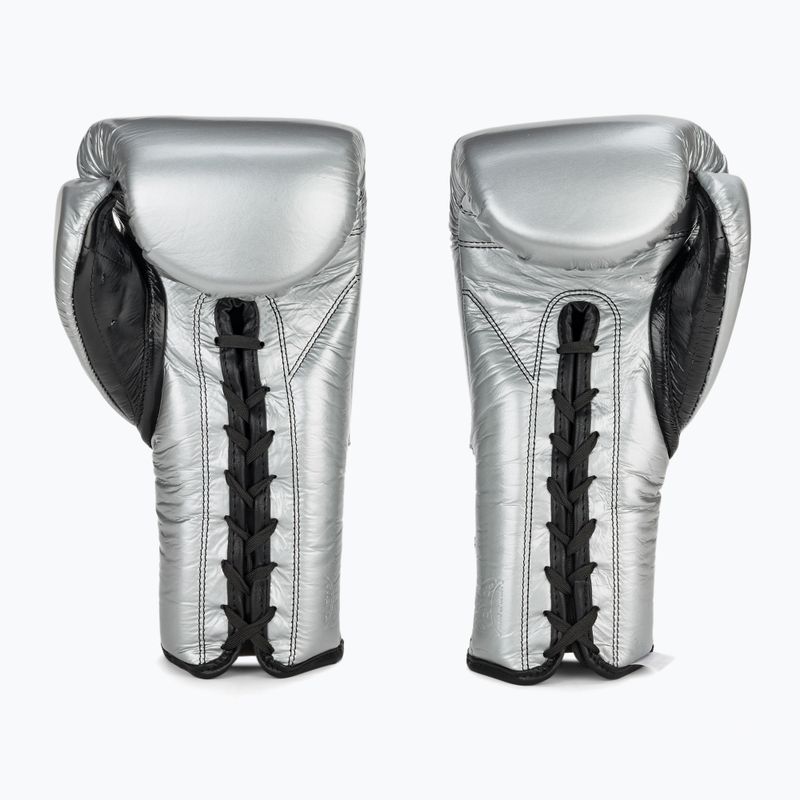 Boxerské rukavice  Cleto Reyes Lace Up Sparring silver 3