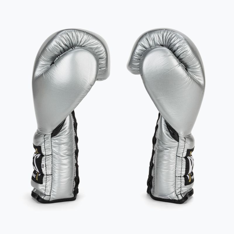 Boxerské rukavice  Cleto Reyes Lace Up Sparring silver 4