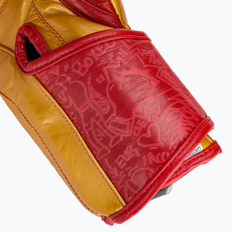 Boxerské rukavice  Cleto Reyes High Precision Training Leather red/gold 7