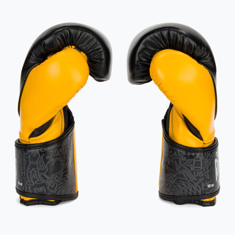 Boxerské rukavice  Cleto Reyes High Precision Training Leather black/yellow 4