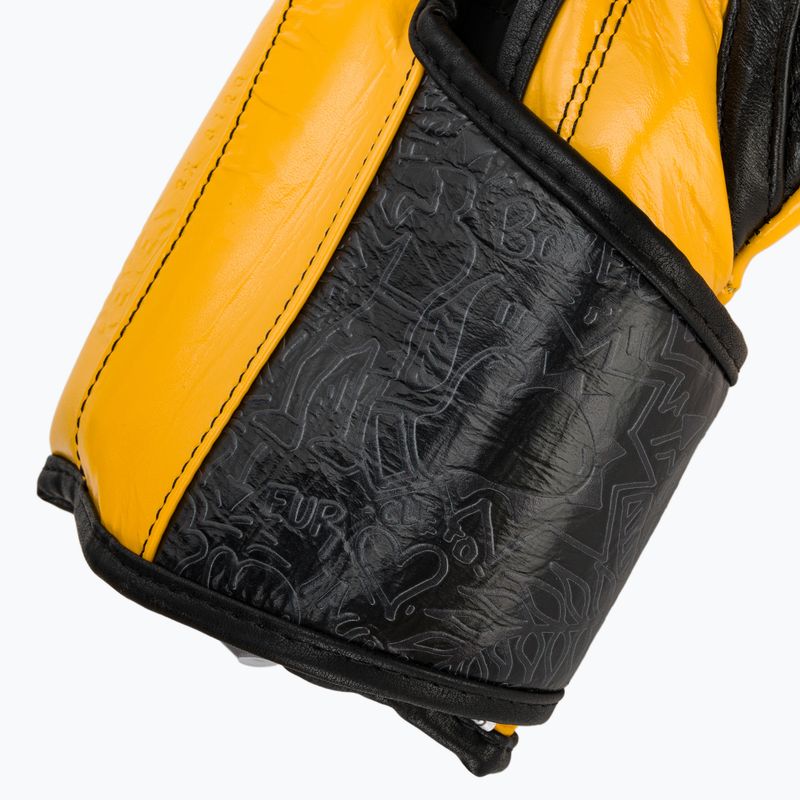 Boxerské rukavice  Cleto Reyes High Precision Training Leather black/yellow 7
