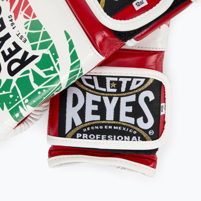 Boxerské rukavice  Cleto Reyes Velcro Sparring red/white green red 5