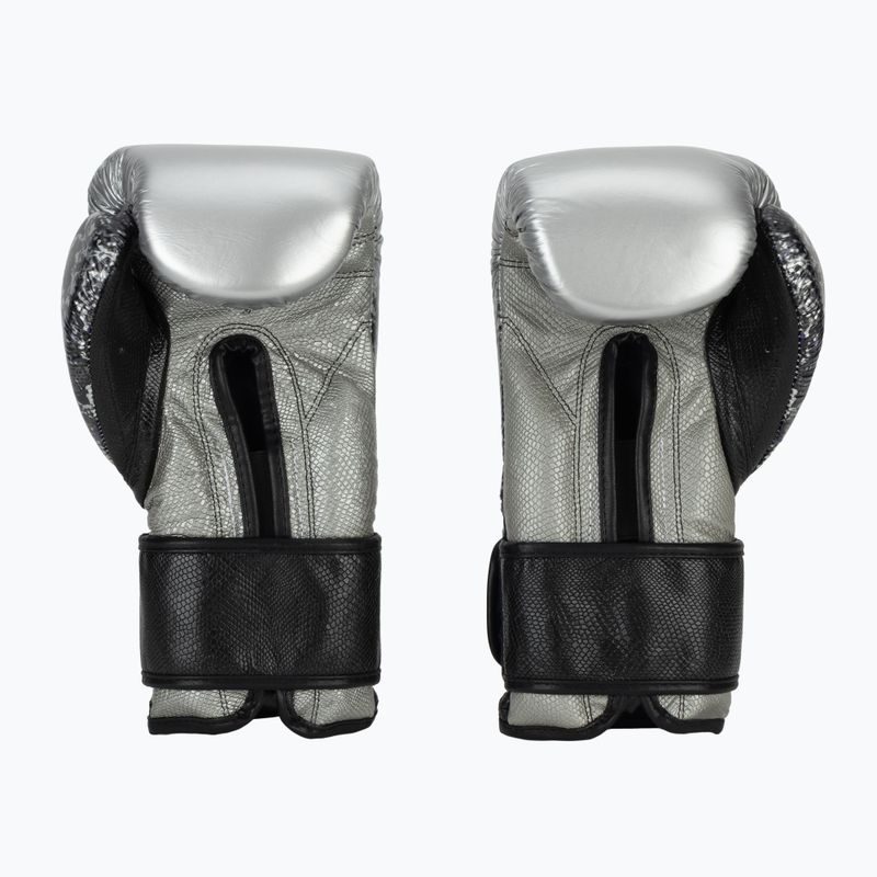 Boxerské rukavice  Cleto Reyes Velcro Sparring silver/black 3