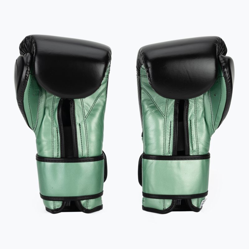 Boxerské rukavice Cleto Reyes Boxing Gloves With Hook green metallic / black 3