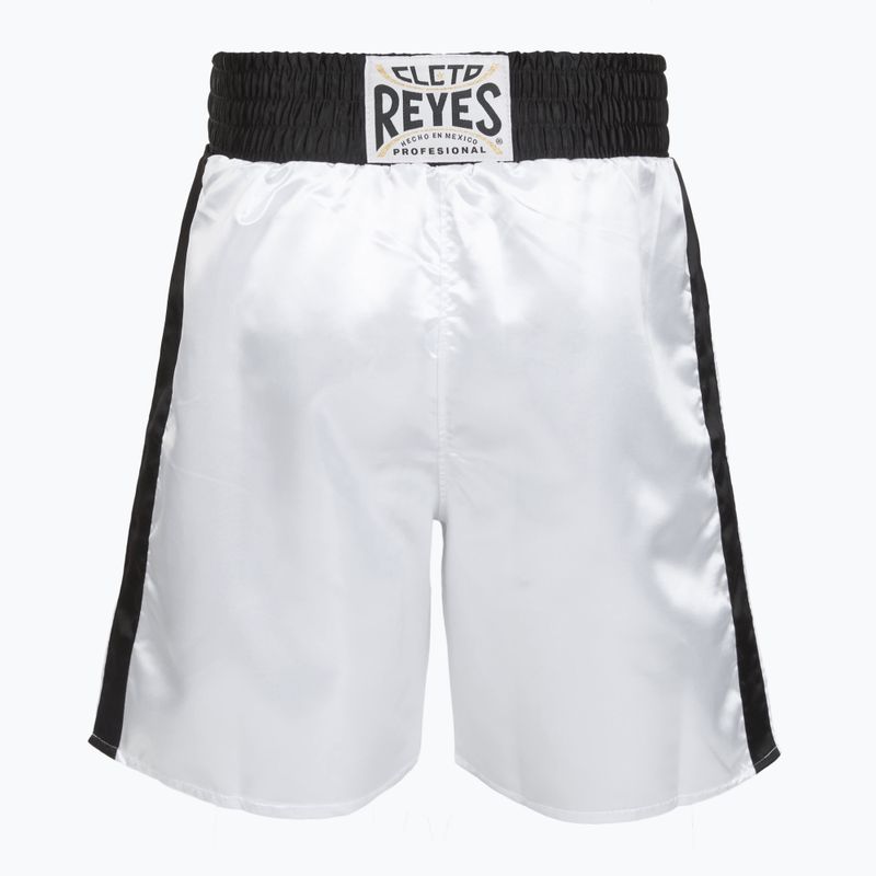 Pánské boxerské šortky  Cleto Reyes Satin Boxing white/black 2