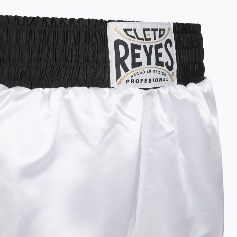 Pánské boxerské šortky  Cleto Reyes Satin Boxing white/black 3
