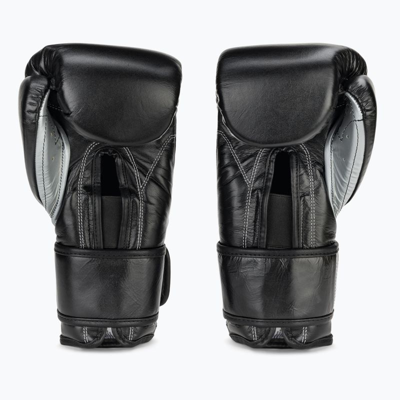 Boxerské rukavice  Cleto Reyes Velcro Sparring black/silver 3