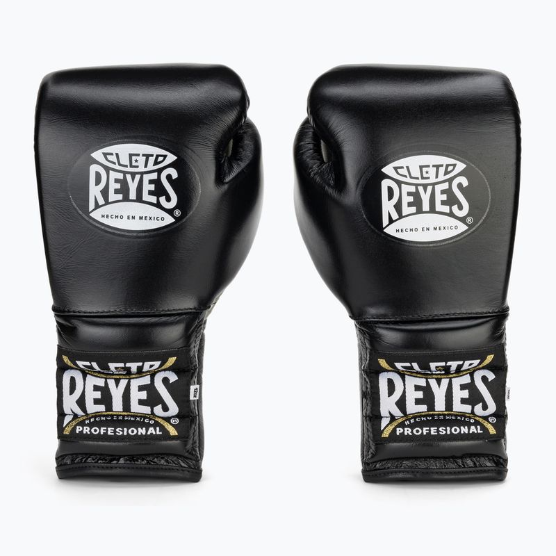 Rukavice na box Cleto Reyes Lace Up Sparring black 2