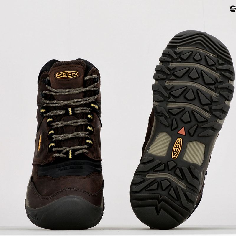 Pánská trekingová obuv KEEN Ridge Flex Mid hnědá 1026614 17