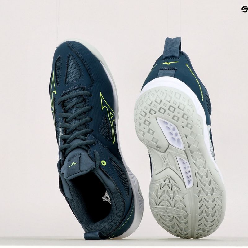 Mizuno Ghost Shadow pánské házenkářské boty zelené X1GA218038_39.0/6.0 13