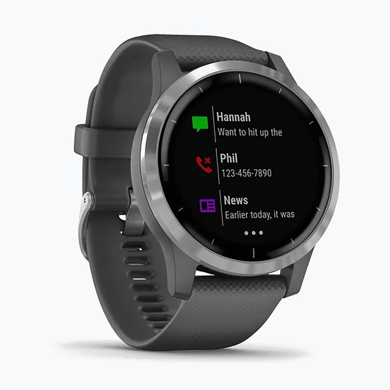 Sportovní hodinky Garmin vivoactive 4 šedé 010-02174-03 3
