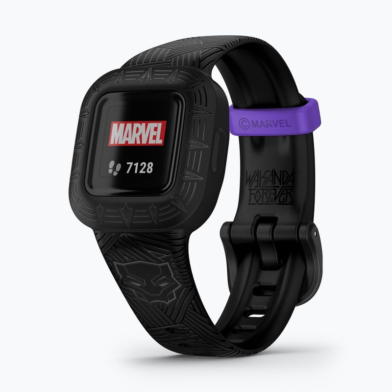 Dětský chytrý náramek Garmin Vivofit Jr 3 Marvel Black Panther black 2