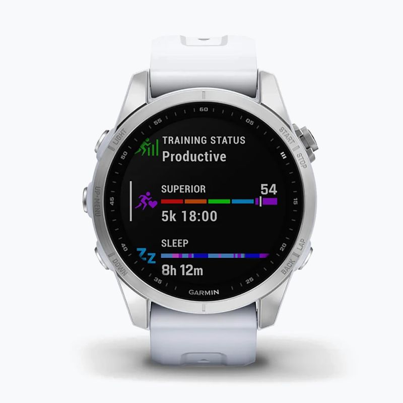 Sportovní hodinky Garmin Fenix 7S Hrm Elevate Ox stříbrné 010-02539-03 2