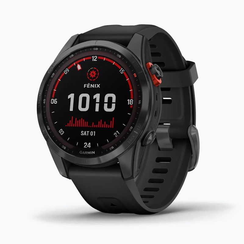Sportovní hodinky Garmin Fenix 7S Solar Hrm Elevate Ox šedé 010-02539-13