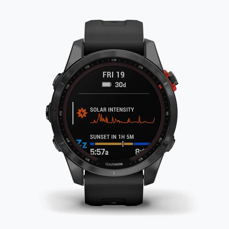 Sportovní hodinky Garmin Fenix 7S Solar Hrm Elevate Ox šedé 010-02539-13 2