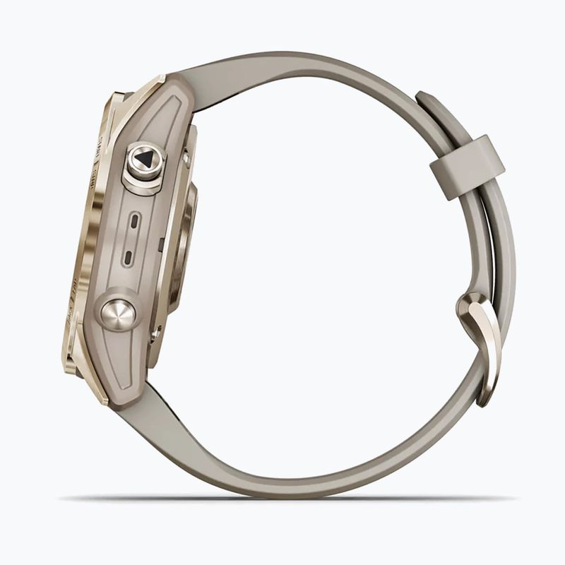 Sportovní hodinky Garmin Fenix 7S Sapphire Solar Hrm Elevate Ox zlaté 010-02539-21 5