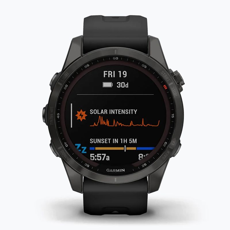 Sportovní hodinky Garmin Fenix 7S Sapphire Solar Hrm Elevate Ox černé 010-02539-25 2
