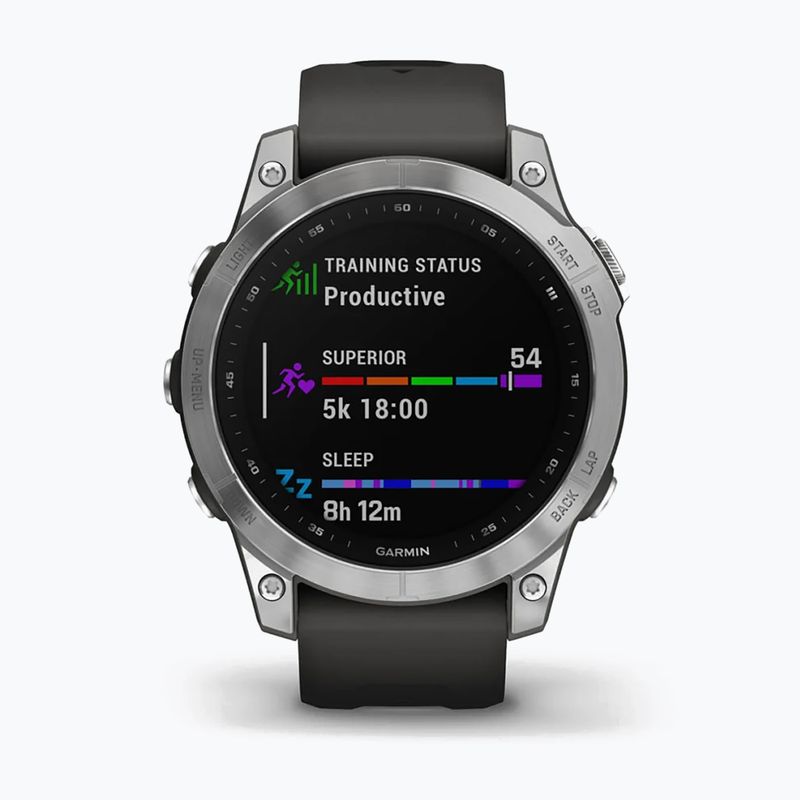 Sportovní hodinky Garmin Fenix 7 Hrm Elevate Ox stříbrné 010-02540-01 2