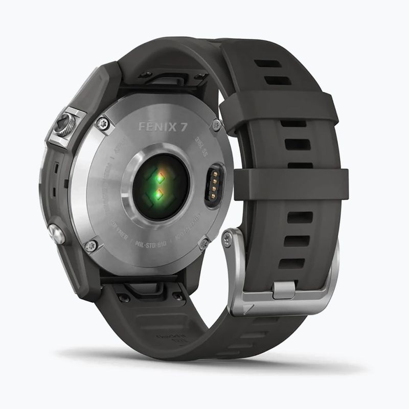 Sportovní hodinky Garmin Fenix 7 Hrm Elevate Ox stříbrné 010-02540-01 6