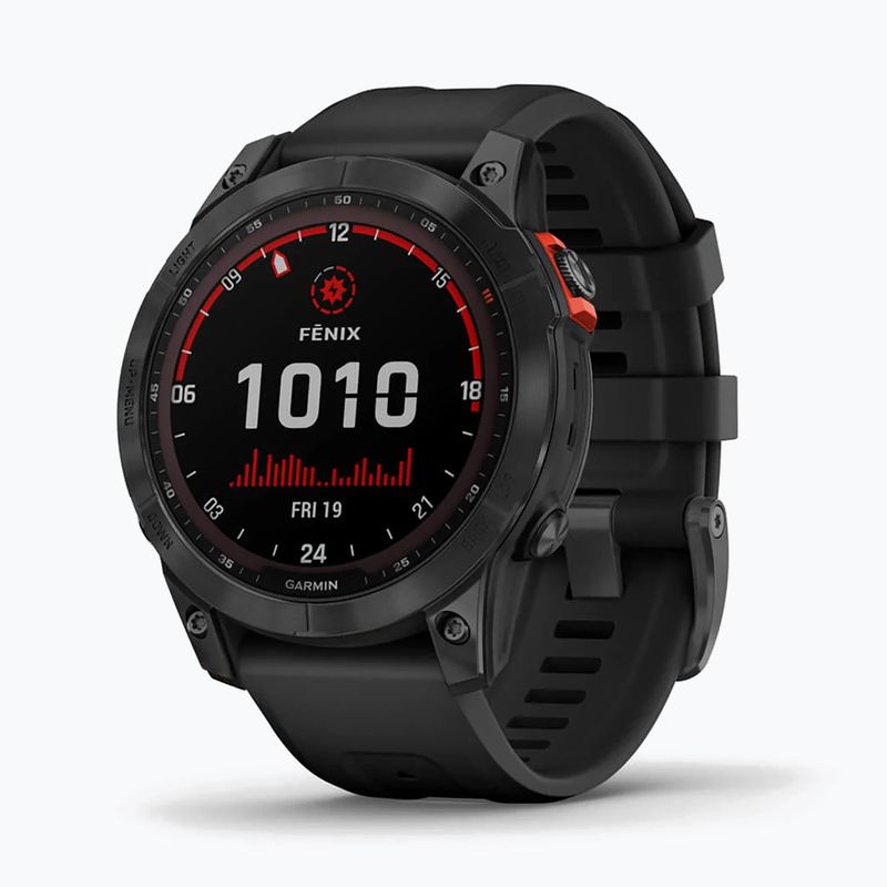 Sportovní hodinky Garmin Fenix 7 Solar Hrm Elevate Ox černé 010-02540-11
