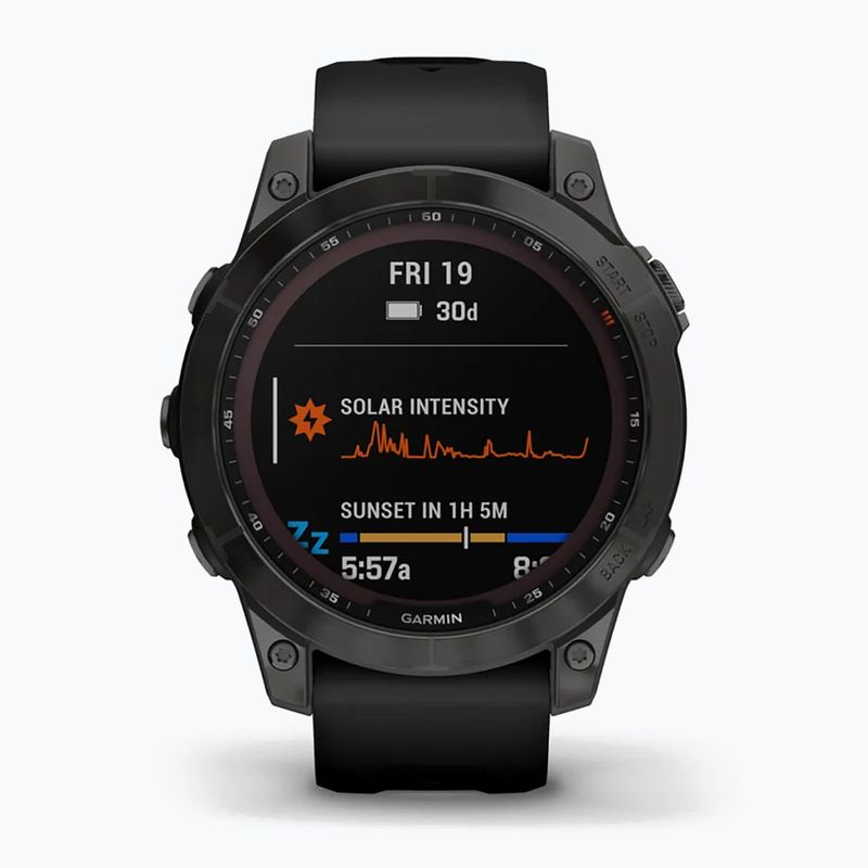 Sportovní hodinky Garmin Fenix 7 Sapphire Solar Hrm Elevate Ox černé 010-02540-21 2