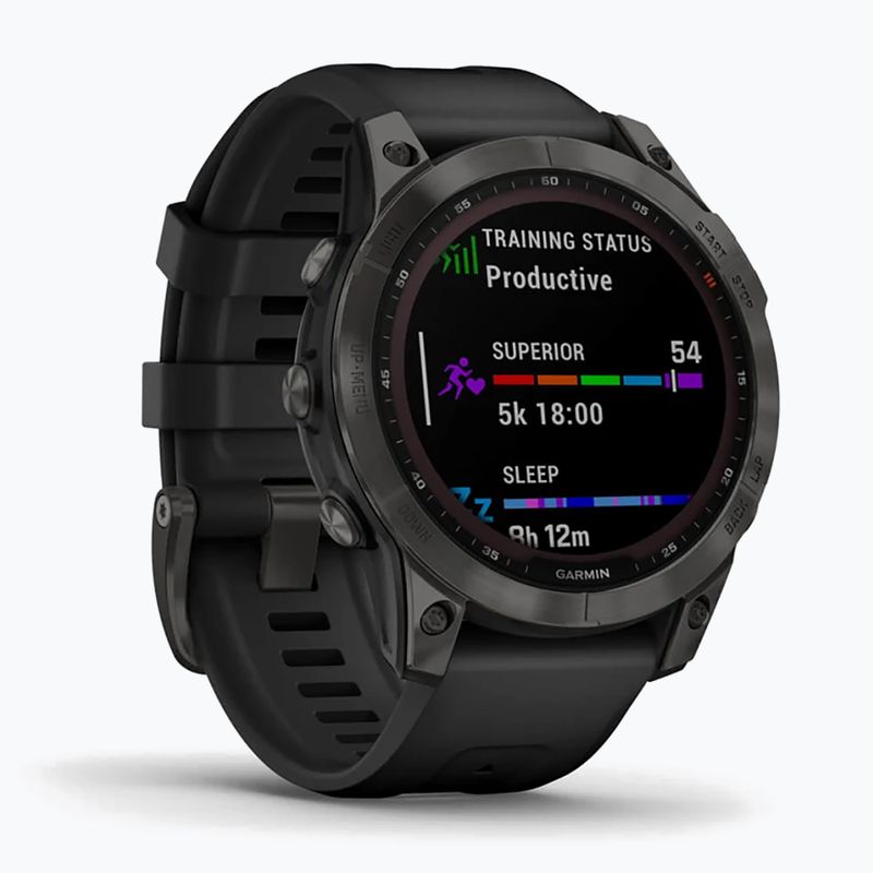 Sportovní hodinky Garmin Fenix 7 Sapphire Solar Hrm Elevate Ox černé 010-02540-21 3