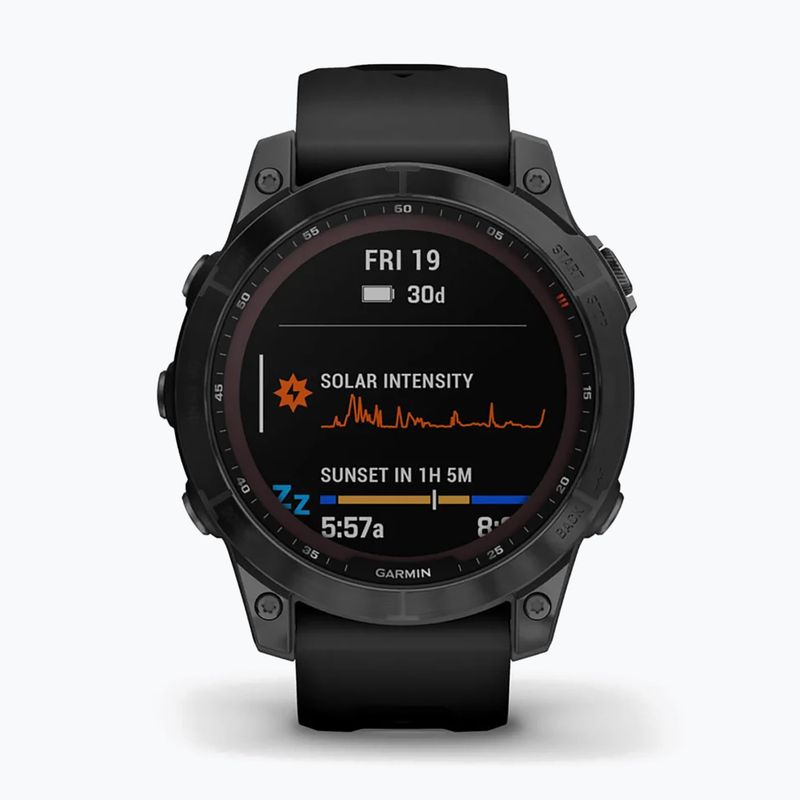 Sportovní hodinky Garmin Fenix 7 Sapphire Solar Hrm Elevate Ox černé 010-02540-35 2