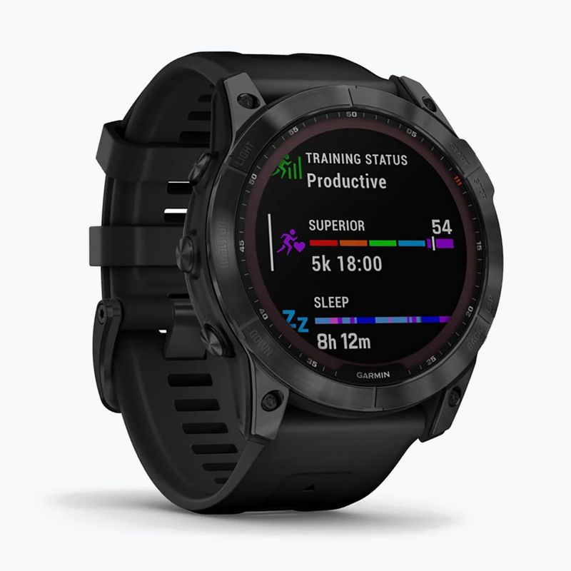 Sportovní hodinky Garmin Fenix 7X Sapphire Solar Hrm Elevate Ox černé 010-02541-23 3