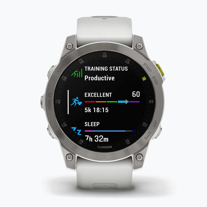 Sportovní hodinky Garmin Epix 2 Sapphire HRM Elevate Ox bílé 010-02582-21 2