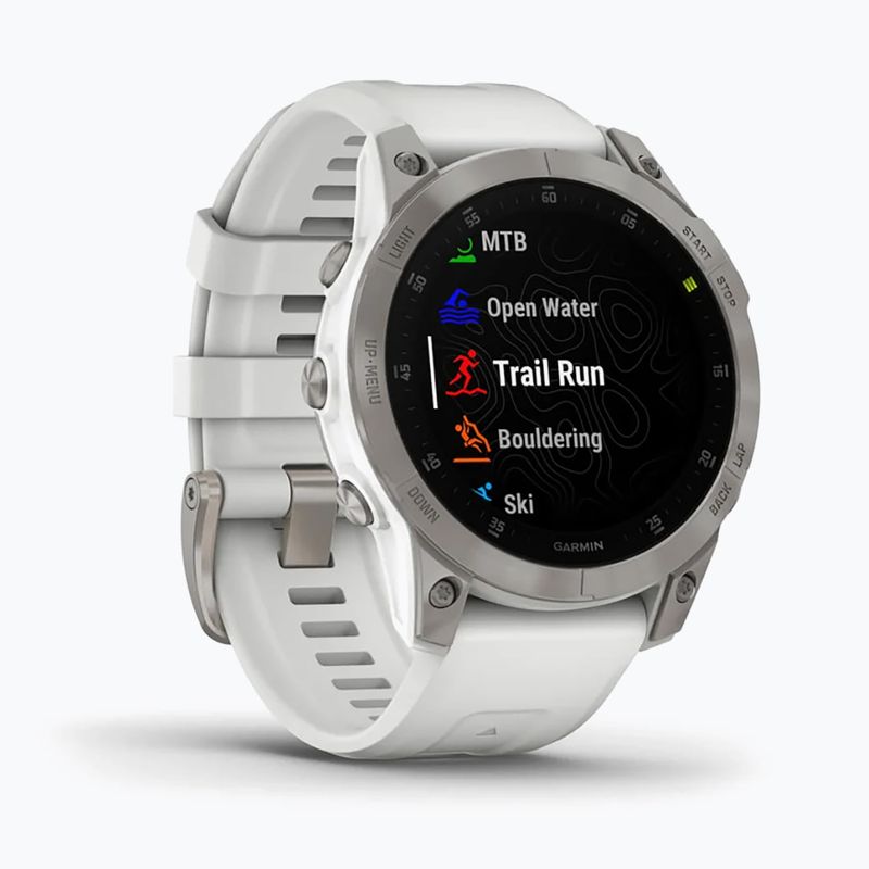 Sportovní hodinky Garmin Epix 2 Sapphire HRM Elevate Ox bílé 010-02582-21 3