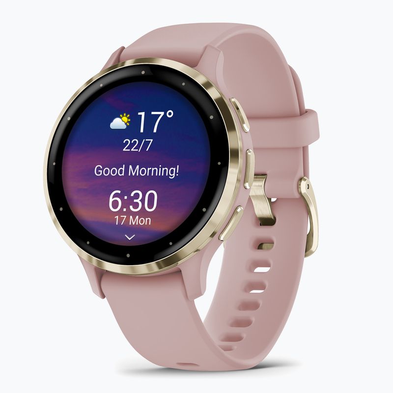 Hodinky Garmin Venu 3S soft gold/dust rose 3