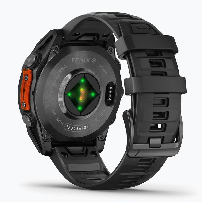 Hodinky Garmin Fenix 8 47 mm Amoled slate gray/black 4
