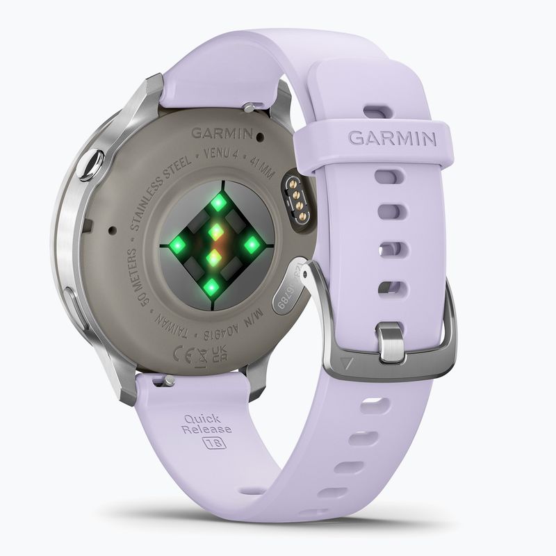 Hodinky Garmin Venu 4 41 mm silver/perwinkle 2