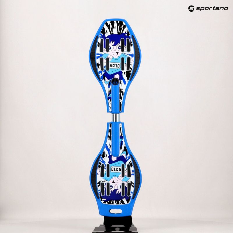 Dětský waveboard Mechanics PW-501 modrý 10