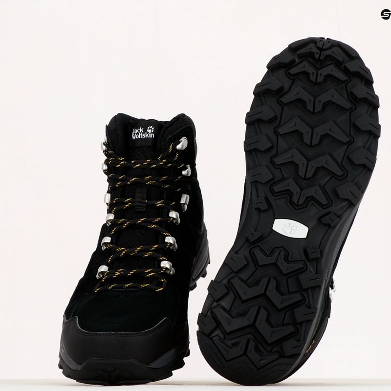 Pánská trekingová obuv Jack Wolfskin Refugio Texapore Mid černá 4049841 11