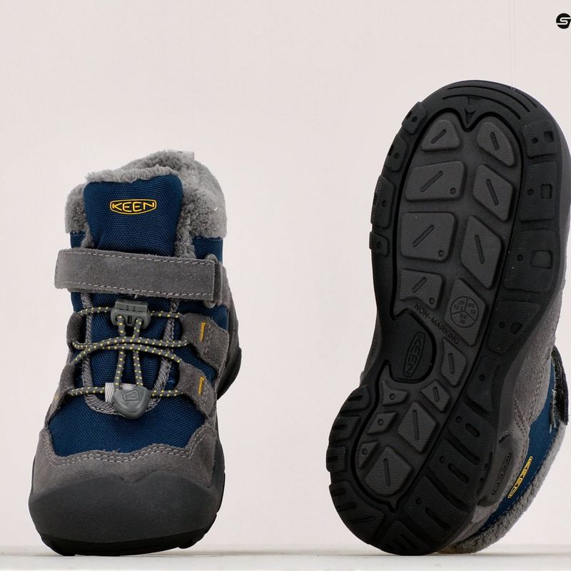 Dětská trekingová obuv KEEN Knotch Chukka modrá 1026739 7