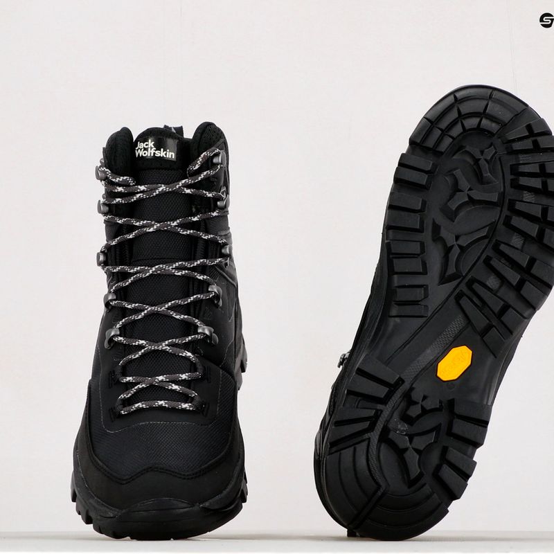 Pánská trekingová obuv Jack Wolfskin Rebellion Guide Texapore Mid černá 4053791 10