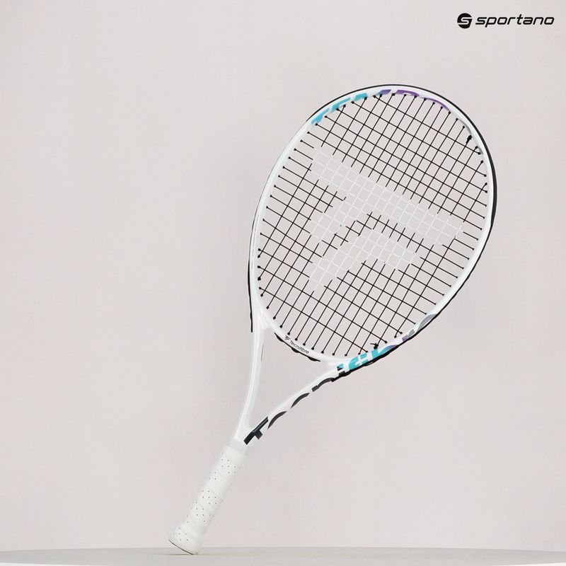Dětská tenisová raketa Tecnifibre Tempo 24 bílá 14TEMP242E 12