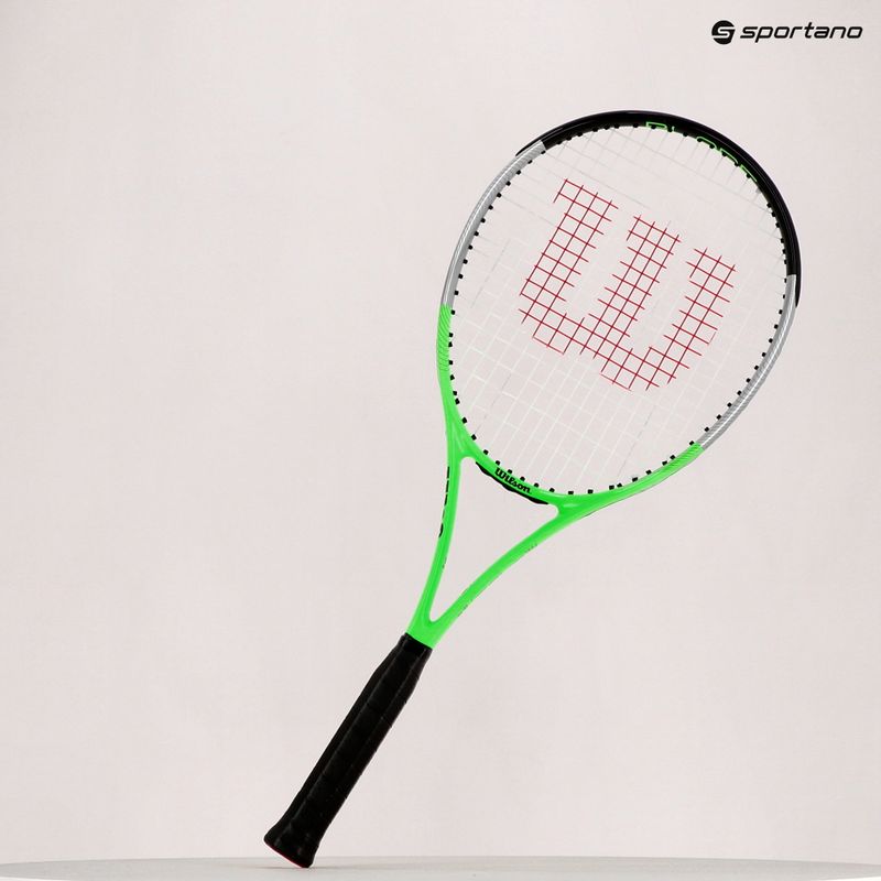 Tenisová raketa Wilson Blade Feel Rxt 105 černo-zelená WR086910U 13