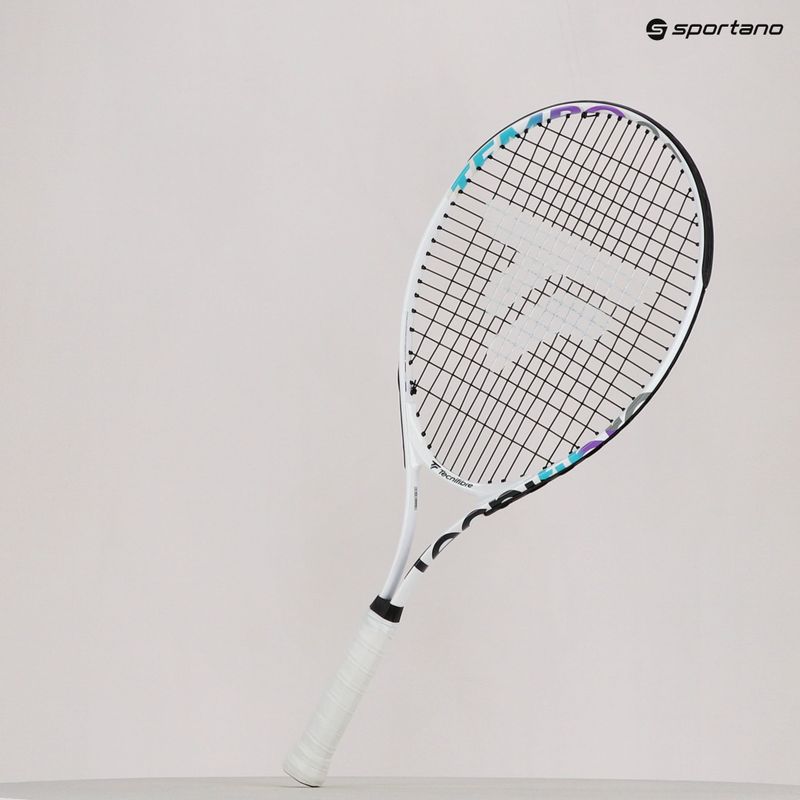 Dětská tenisová raketa Tecnifibre Tempo 25 bílá 14TEMP252E 13