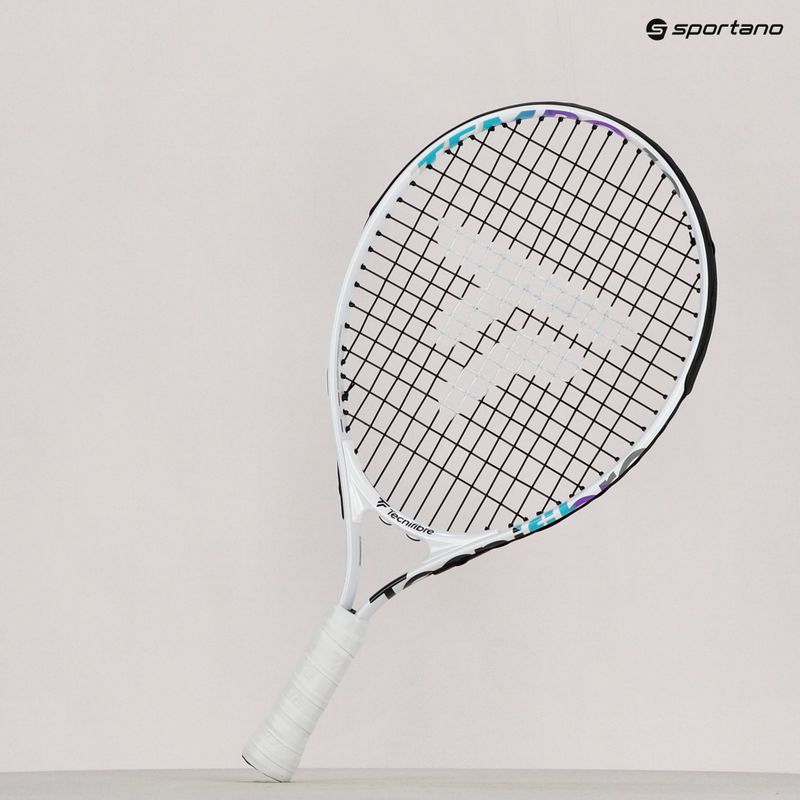 Dětská tenisová raketa Tecnifibre Tempo 19 bílá 14TEMP192E 11