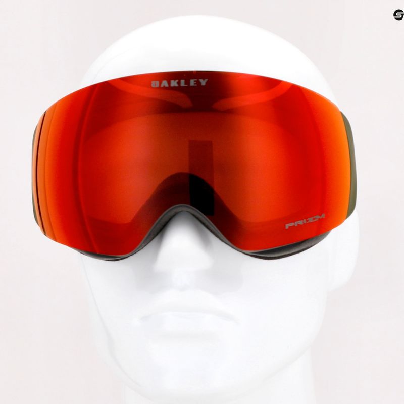 Lyžařské brýle Oakley Flight Deck M červené OO7064-C1 8