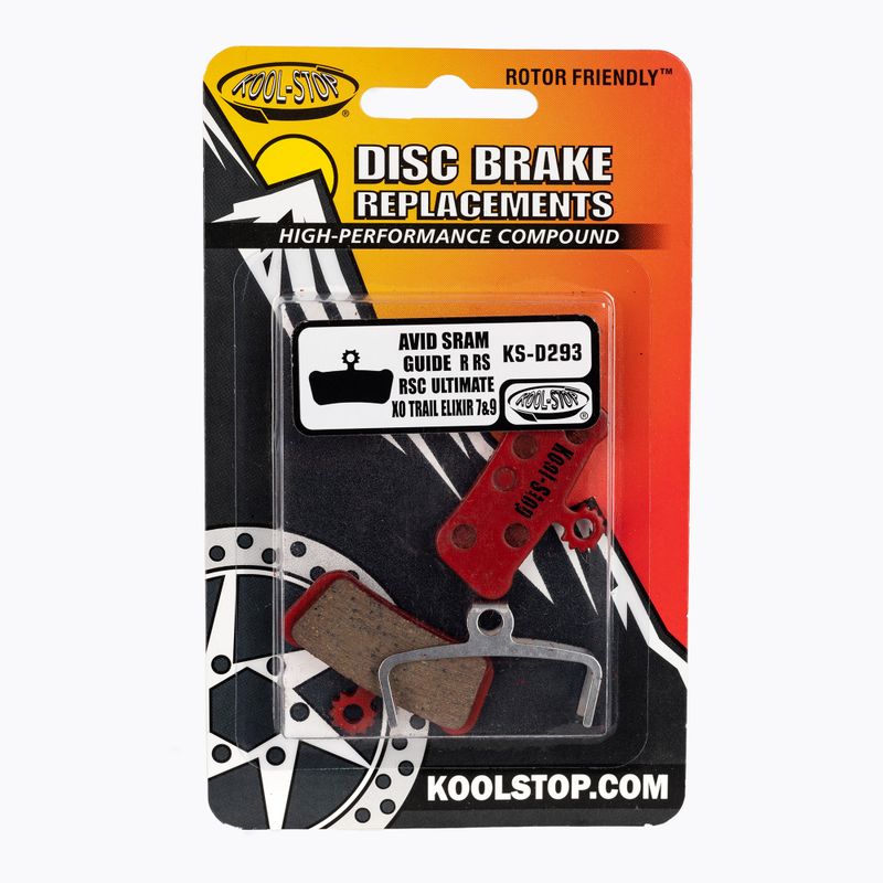 Organické brzdové destičky Kool-Stop červené D293