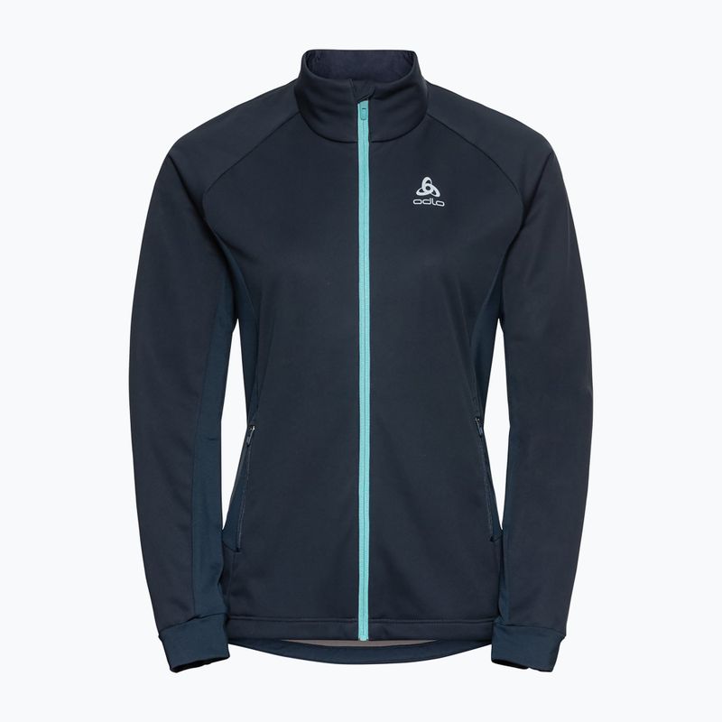 Dámská lyžařská bunda ODLO Brensholmen softshell navy blue 612661 5