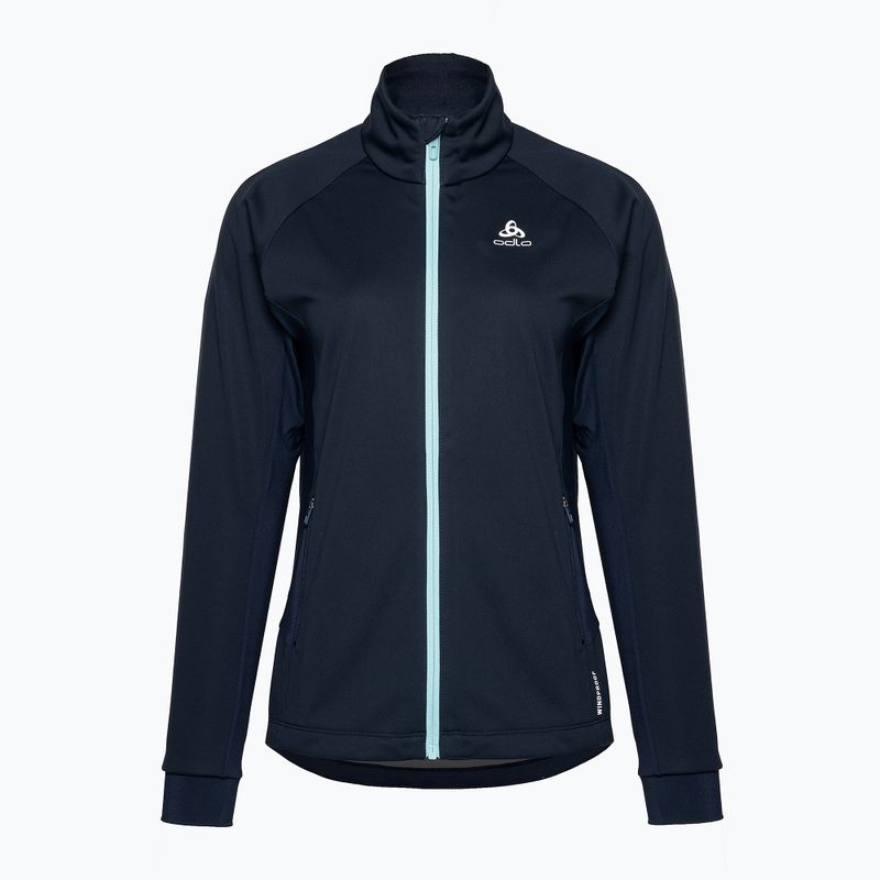 Dámská lyžařská bunda ODLO Brensholmen softshell navy blue 612661