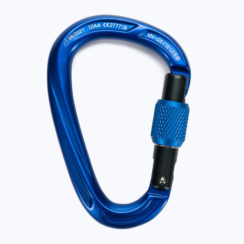 Karabina MAMMUT Crag HMS Screwgate Carabiner modrá