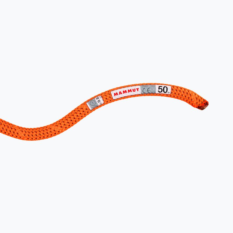 Horolezecké lano MAMMUT 9.8 Crag Dry oranžové 2