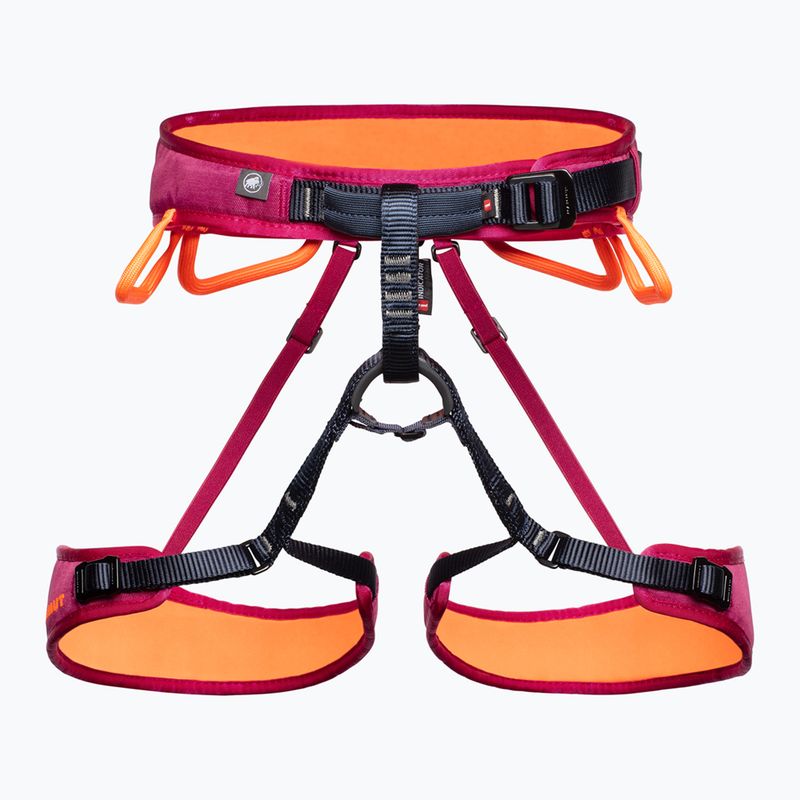 Dámský lezecký úvazek Mammut Ophir Fast Adjust 6373 oranžovo-červený 2020-01351-6373-110