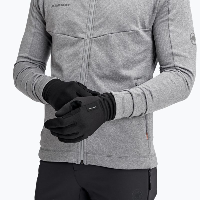 Trekingové rukavice Mammut Fleece Pro černé 5
